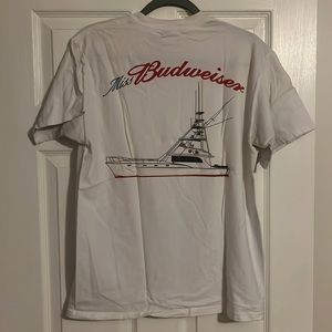 Miss Budweiser fishing team t shirt